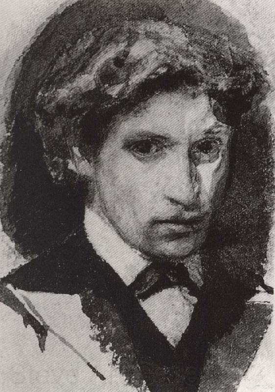 Mikhail Vrubel Self-Portrait Germany oil painting art